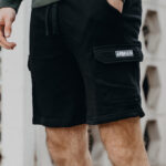 Short en sweat cargo