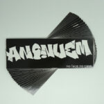Graffiti sticker black
