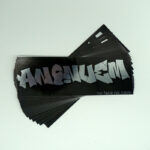 Adesivo per graffiti argento