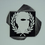 Autocollant Casual Noir