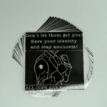 Save your identity sticker