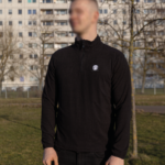 Classic Fleece Half Zip Noir